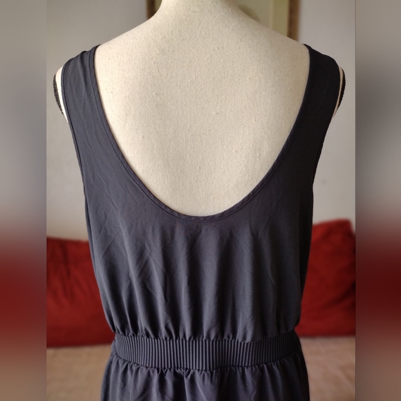 All In Motion Black Sleeveless Lightweight Athletic Cinched Dress - Picture 7 of 8